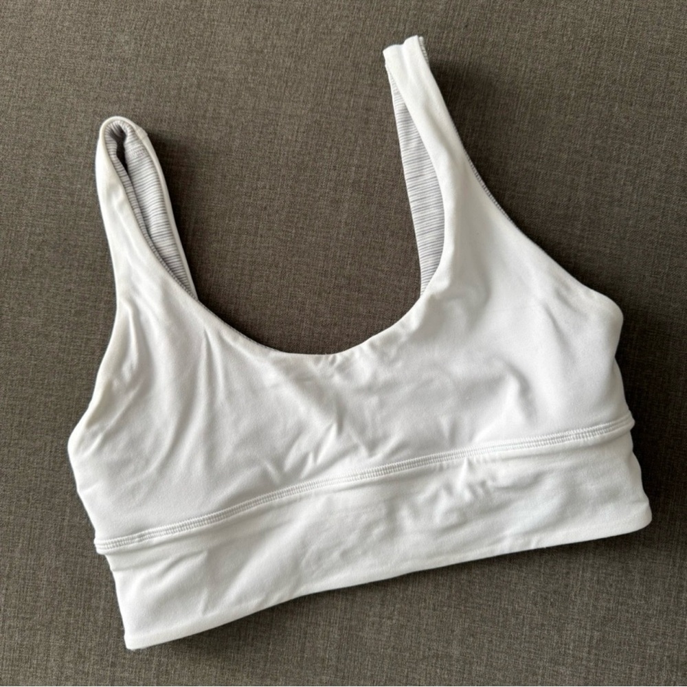 Lululemon Athletica White Sports Bra